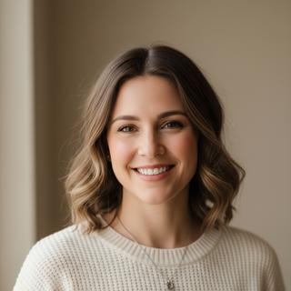 a woman profile picture, typical for facebook