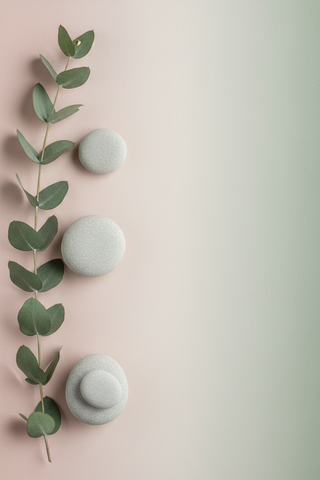 make a perfect side background picture for health and beauty, calm but persuasive