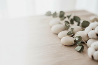 make a side background picture for a personal care collection, calm but persuasive