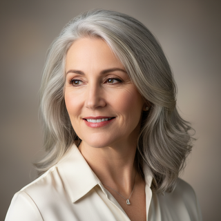 no she is to similar to the other pictures. do a older woman 